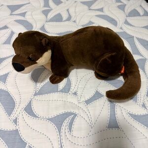 Brown Plush Otter Stuffed Animal